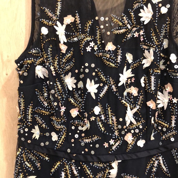 Anthropologie Alexia Admor Embroidered Tulle Dress - Picture 2 of 4